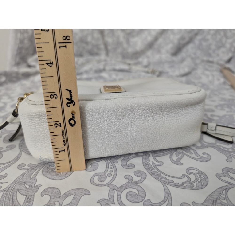 dooney & burke white leather crossbody bag - Picture 10 of 16